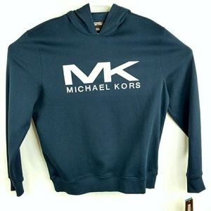 Michael Kors Reflective Logo Hoodie Sweatshirt NWT